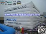 PVC Promotion Inflatable Air Tent 4 Seams Stitching With Logo Printing