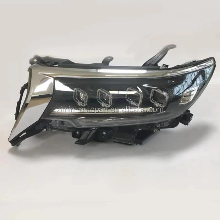 Car Light Modified LED Headlight Headlamps for Toyota Prado FJ150 2018