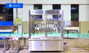 China 380V 50Hz 40BPM Hand Sanitizer Bottle Filler Machine factory