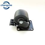 Attaching PVC Rubber Heavy Duty Caster Wheels With Brake 4inch