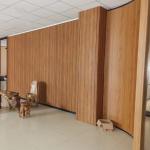 Luxury Fireproof Synthetic Solid Wood Oak Wainscot Indoor Hpl Wall Panel /