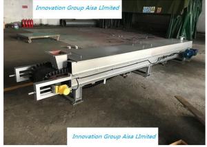 China 500mm Screw Conveyor With Hopper Feeder System For Iron Powder factory