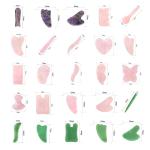 14cm Mini Crystal Jade Gua Sha Stone Face Massager
