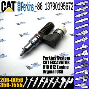China Huida C10/C12 engine fuel injector 212-3467 10R-1259 350-7555 20R-0056 with genuine packing factory