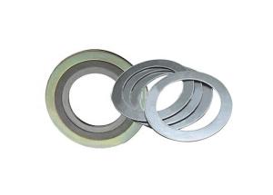 China Metallic Spiral Wound Gasket Plain Surface Stainless Steel With Filler factory