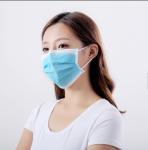 3 Layer Filtration Medical Disposable Masks , Non Woven Protective Mouth Mask