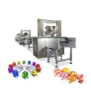 China Beverage Factory Automatic Pattern Lollipop Depositing Line factory