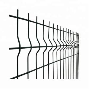 China Commercial Galvanized Steel Fence , Triangle Curved Garden Fence Easy installation factory