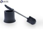 Green Bath Housekeeping Brushes TPR Soft Long Handle Metal WC With Holder