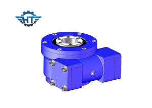 China Customized Logo 3 Inch Small Slew Drive With Electric Gear Motor For Solar Tracking System factory
