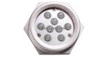 316 SS 12V IP68 Waterproof LED Drain Plug Boat Light Underwater Lights For Yacht