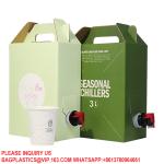 Juice bag Wine pouch Dispenser 3L Kraft Eco Friendly Bag In Box Liquid Plastic