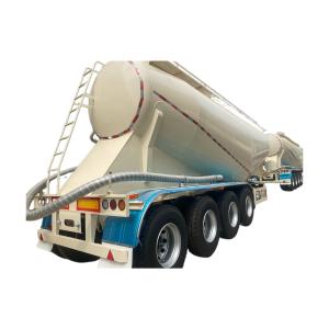 China Heavy-Duty Freight Truck in Supplies 4-Axis Bulk Transport Semi-Trailer with Leg Support factory