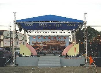 Aluminum Space Stage Lighting Truss Structure 4 Pillar Truss Stand For Concert