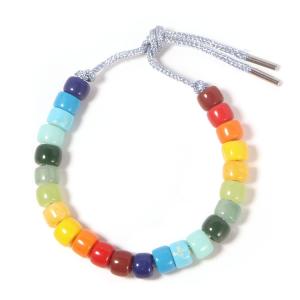 China healthy energy Adjustable Beaded Bracelets , Rainbow 7 Chakras Stones Bracelets factory