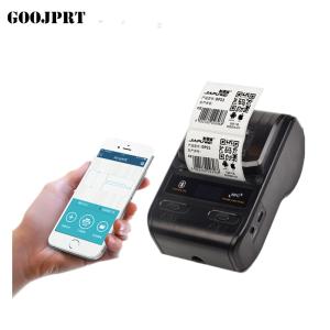 China Portable 58mm Barcode Label Printer 100km Printing Life With Android Platform factory