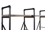 High End Home Office Bookcase , Open Bookcase Shelving Solid Wood Decoration