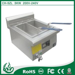 China Kitchen Equipment Restaurant Grade Deep Fryer , Stainless Steel Fryer factory
