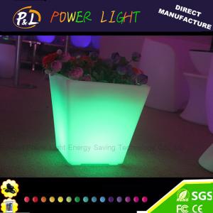 China Wedding Event LED Furniture Decoration Color Changing LED Pot factory
