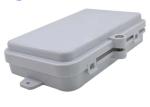 FTTH Fiber Optic Junction Box , 2 - 4 Cores Fiber Optic Termination Box
