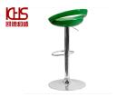 Plastic Counter Height Bar Stools 76cm-97cm Height Green Swivel Bar Stool
