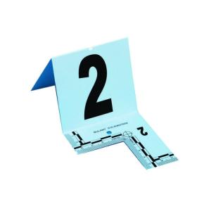 China P063 Three fold plastic photo evidence numbers(1-50) factory