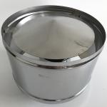 Non Insulation Telescoping Stove Pipe , Black Wood Stove Pipe Adaptor For