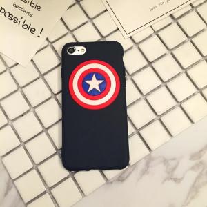 China Soft Silicone DIY 3D Superman America Captain Handmade Cell Phone Case Back Cover For iPhone 7 6s Plus factory