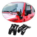 CNC Machined Aluminum Alloy A Pillar Led Spot Light Brackets for Jeep Wrangler