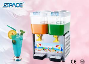 China Restaurant Juice Machine Double Dispenser , Cold Fruit Beverage Dispenser Machine factory