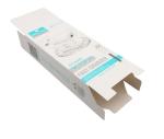 charger storage White Color Paper Packing Box With Clear Window OEM ODM