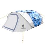 Camouflage 6 Person L360cm Pop Up Camping Tent
