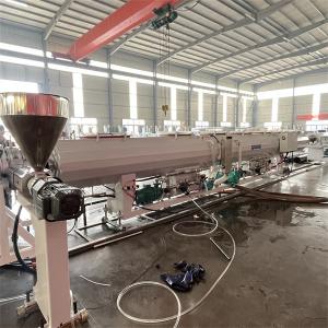 PE Flexible Tube Machine , High Speed Water Supply Pipe Machine