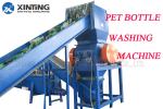 HDPE PET Bottle Washing Recycling Line Include Crushing Cold / Hot Washing