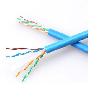 China 1000ft Bulk UTP Cat6A Ethernet Cable 23AWG Solid Copper 10Gbps 500MHz PVC Jacket factory