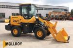 58kw Small Shovel 2 Ton Wheel Loader , Front Head Loader 1800kg Rated Load