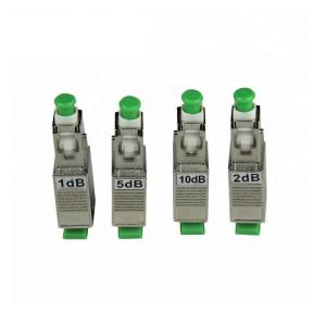 China Male To Female Single Mode SC APC 30dB Fiber Optic Attenuator factory