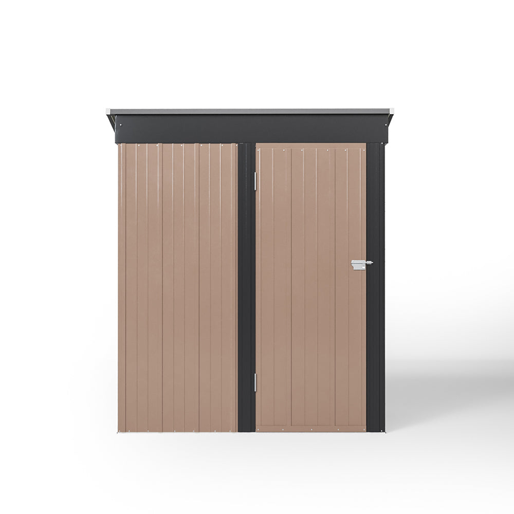 6.6ft Durable Metal Garden Shed House Storage Shed for Tools Outdoor Storage Solution