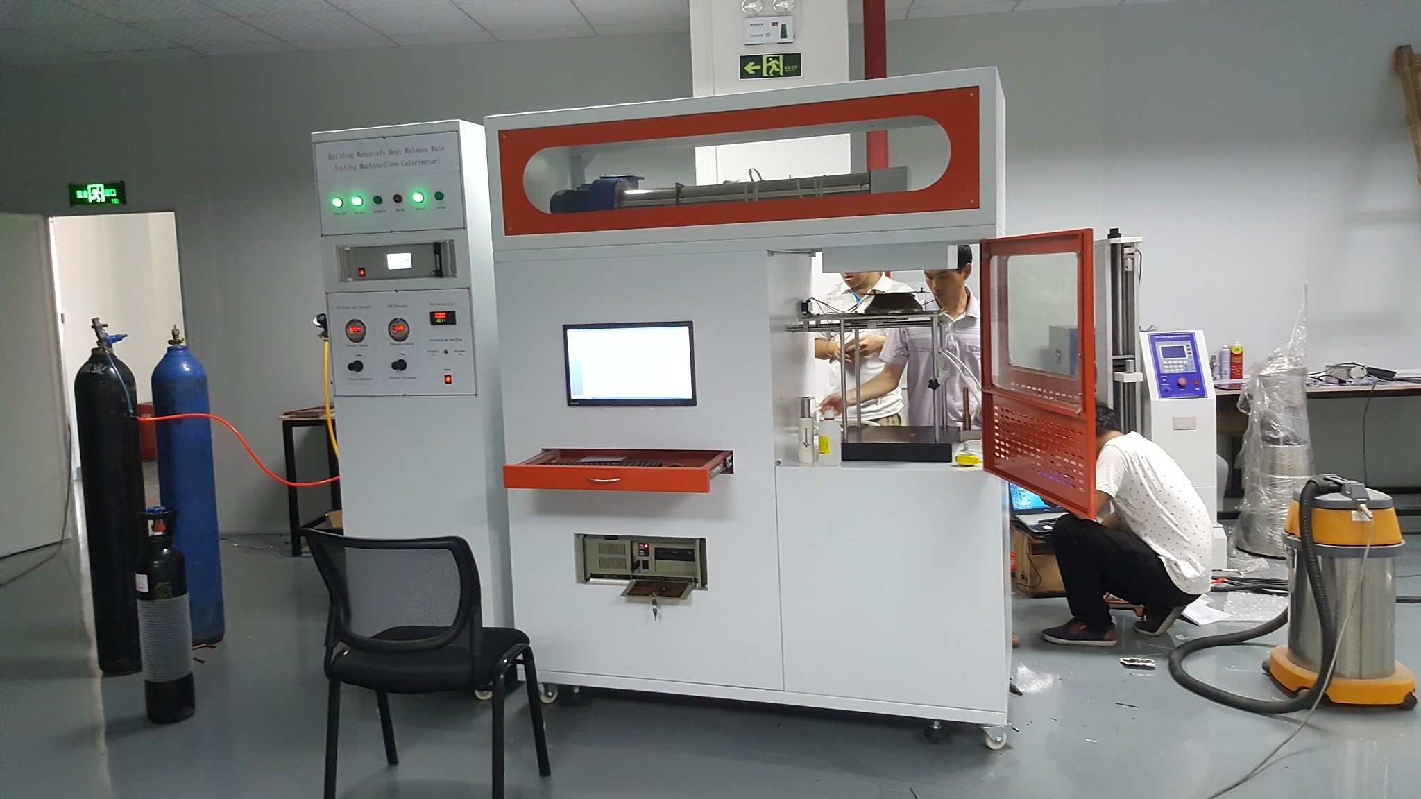 Computer Control Fire Testing Equipment Cone Calorimeter With Software For Building Materials ASTM E 1474