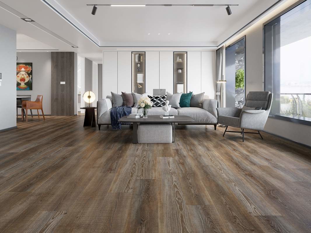 WPC Flooring Woven/Stone/ Wood Texturer Waterproof Anti-Slip Environmental