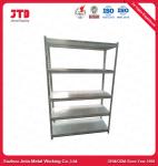 1.8m 1.2m Light Duty Metal Shelving 80kg Per Layer Red Rack Warehouse