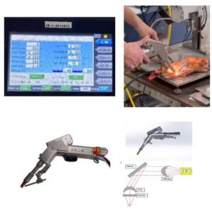 China Lightweight Handheld Single Motor Laser Welding Machine For Welding 5mm Stainless Steel factory
