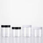 49mm Neck Dia Plastic Screw Cap Jars Mask Pot 50g Hair Cream Jar