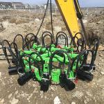 High Capacity Pile Foundation Breaker With Max Cylinder Stroke Of 135mm And