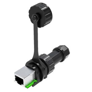 China Waterproof Rj45 Modular Jack Female To Female 40m Ohm Industrial factory