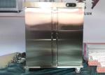 Stainless Steel Two Doors Food Warmer Cart Mobile Food Heat Holding Cabinet