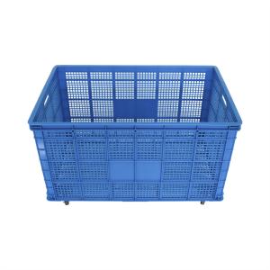 Plastic Stackable Nestable Crates OEM Eco Friendly Strong Loading Capacity