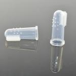 Personalized Soft Pet Finger Toothbrush , Repeatable Dog Finger Toothbrush