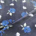 Silver Yarn Sublimation Printed Fabric 75dx75d Digital Printed 120gsm Polyester