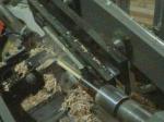 Automatic back knife wood lathe machine for drumsticks baseball bat